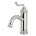 Fauceture LS5411RL Royale Sgl-Handle Monoblock Bathroom Faucet, Polished Chrome LS5411RL